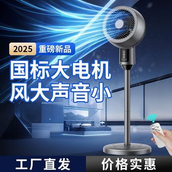厂家直销空气循环扇落地扇可摇头风扇家用办公室宿舍静音电风扇
